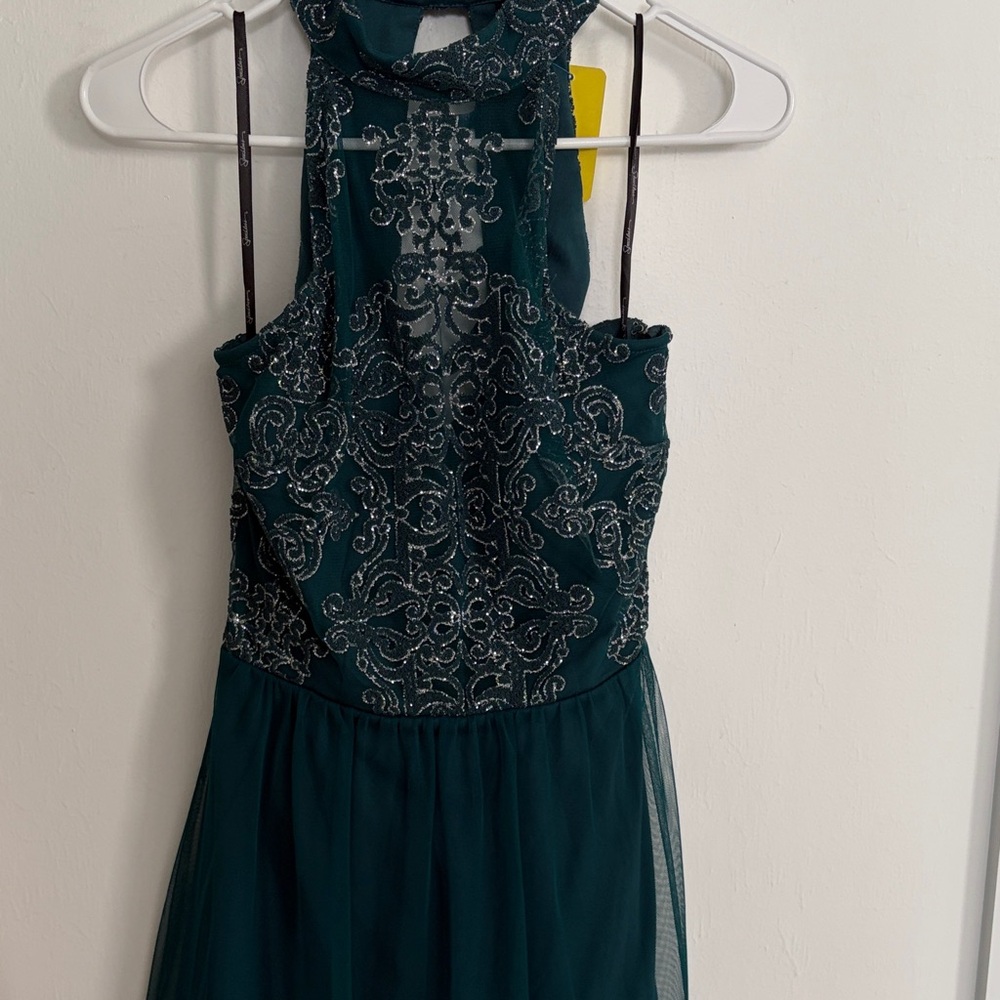 Elegant Green Kids Dress